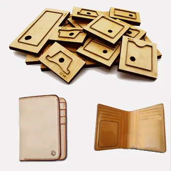 Правило Японского стального лезвия высекает стальную форму для перфорации в сложенном виде, короткий кошелек, сумка для карточек, деревянные штампы, режущий инструмент для поделок из кожи