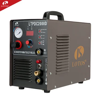 Производитель плазменных сварочных аппаратов Lotos LTPDC2000D 110/220 В с 3 и 1 tig-палочкой