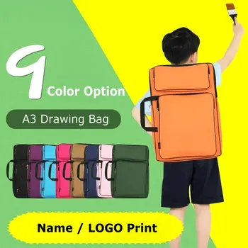 Разноцветная сумка для рисования Формата А3, рюкзак, художественная сумка формата А3 для хранения принадлежностей для рисования, детская сумка для рисования, чехол для Портфолио