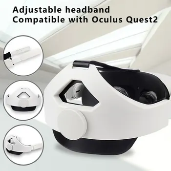 Регулируемая накладка на голову, повышающий комфорт, улучшающий поддерживающие силы, для Oculus Quest 2, ремешок для гарнитуры виртуальной реальности VR