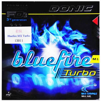Резиновая губка для настольного тенниса DONIC Bluefire Turbo M1 с пупырышками, tenis de mesa