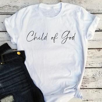 Рубашка Бога, Библейская Женская одежда, Позитивная христианская рубашка, Женская Религиозная рубашка, Винтажная Одежда Бога, Христианские рубашки, Эстетическая М