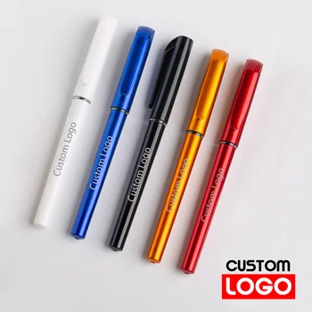 ручка для подписи 0,5 мм С Пользовательским Логотипом Бизнес-Многоцветные Нейтральные Ручки Рекламный Подарок Рекламная Ручка Канцелярские Принадлежности Оптом -D00008