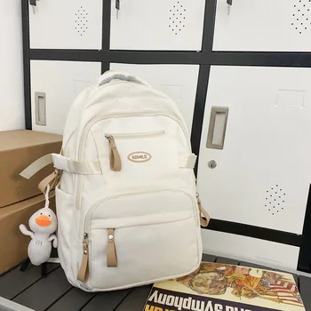 Рюкзак для студентов колледжа, женская школьная сумка для подростков, девочек, мальчиков, нейлоновый рюкзак для отдыха в кампусе, Японский Корейский рюкзак