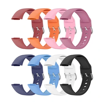 Совместим с Fitbit-Charge, 5-полосный регулируемый спортивный силиконовый моющийся сменный ремешок, браслеты, водонепроницаемый браслет