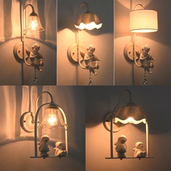 Современные минималистичные Стеклянные настенные светильники, Прикроватное туалетное зеркало для спальни, Фон для коридора, светодиодный кронштейн, светильник для внутреннего освещения