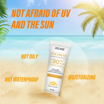 Солнцезащитный крем для лица и тела, увлажняющий против ультрафиолета, Увлажняющий кожу, антивозрастной, Не жирный, отбеливающий солнцезащитный крем SPF50