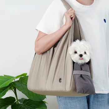 Сумка-переноска для щенков, Дышащая сумка, многофункциональная сумка для собак, сумка для кошек, плюшевый мишка, переносная сумка-мессенджер на одно плечо, переноска для домашних животных