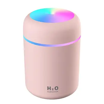 Увлажнитель воздуха Портативный USB Ультразвуковой Красочный Чашечный Ароматический диффузор, Создающий холодный Туман, Увлажнитель Воздуха, Очиститель со светом Для автомобиля, дома