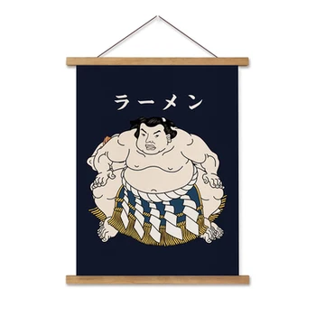 Фон для украшения японского ресторана Izakaya Sushi Shop, подвесная ткань