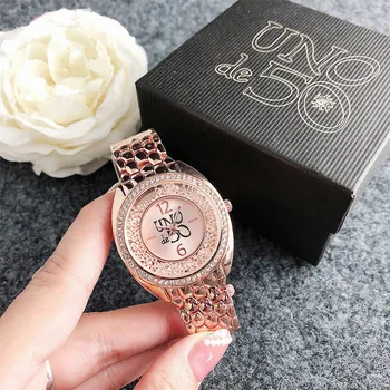 Хит продаж, модные женские роскошные часы с ультратонким сетчатым ремешком, Розовое золото, 2023