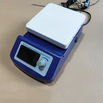 Цифровая магнитная мешалка BX-2F с подогревом, емкостью 4 л, Цифровым контролем температуры, с мешалкой, полюсом, соединительным зажимом