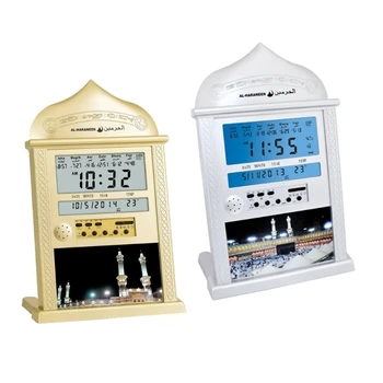 Цифровые часы HA-4007 Azan Athan Prayer со светодиодной подсветкой, настольные часы для домашнего офиса, прямая поставка