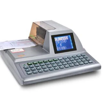 Чековый принтер Профессиональная чековая машина HL-2010C автоматическая пишущая машинка с полностью английской клавиатурой для печати чеков и денежных переводов