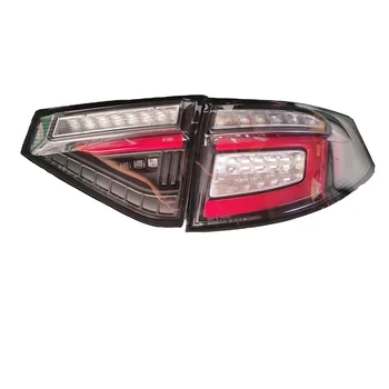Черный корпус Красная полоса динамического сигнала светодиодный задний фонарь Для Subaru Impreza 08-13