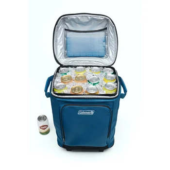 Чиллер 42-Баллонная изолированная мягкая сумка-холодильник на колесиках, Ocean