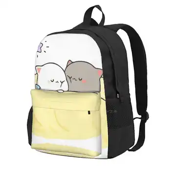 Школьная сумка для спальных пар Peach Goma Большой емкости, рюкзак для ноутбука 15 Дюймов Peach Goma